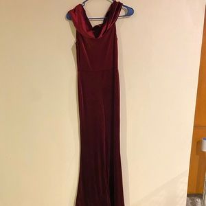 Soprano velvet sleeveless flared leg jumpsuit